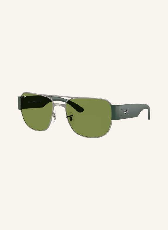 Ray-Ban Zonnebril RB3756 ZILVER/ GROEN