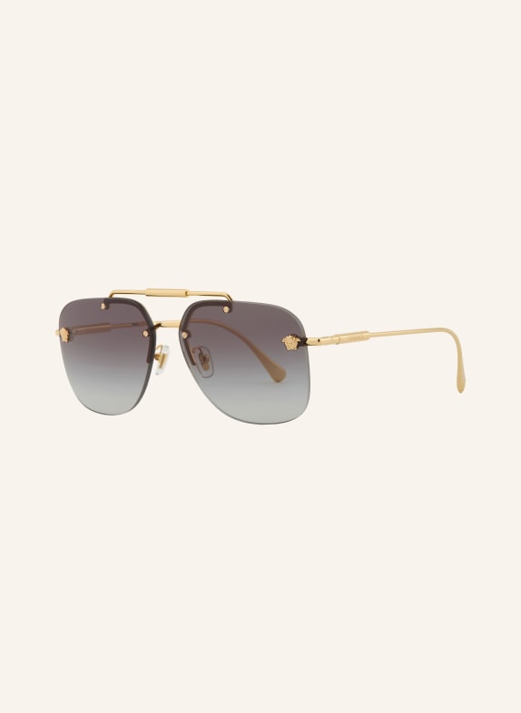 VERSACE Sonnenbrille VE2296 GOLD/ GRAU VERLAUF