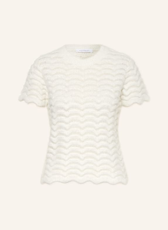 Rich & Royal Strickshirt mit Pailletten ECRU