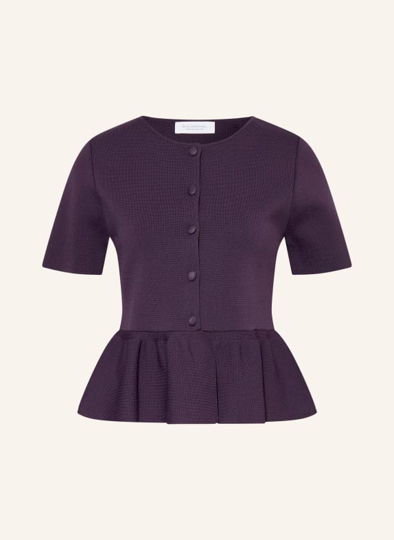 Rich & Royal Strickjacke DUNKELLILA