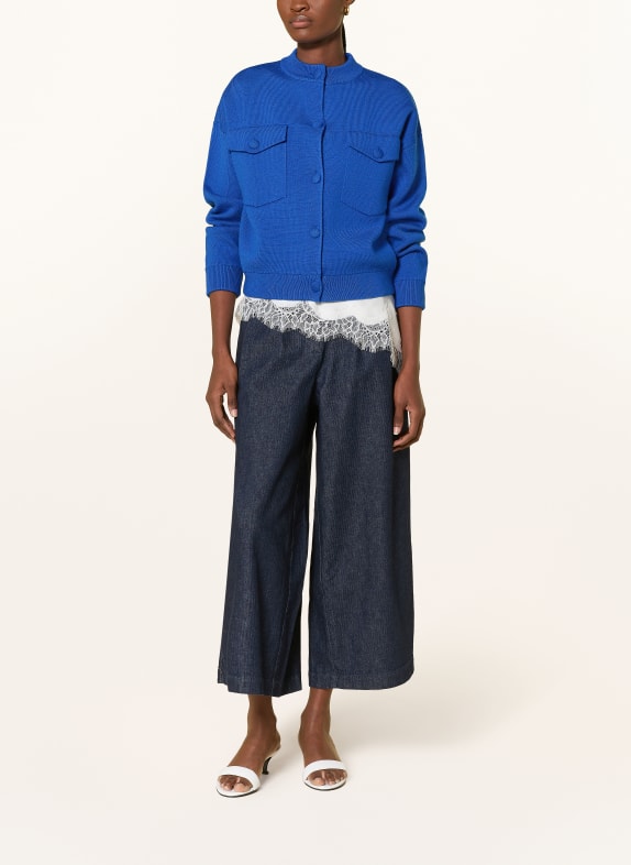 Rich & Royal Gebreid vest BLAUW
