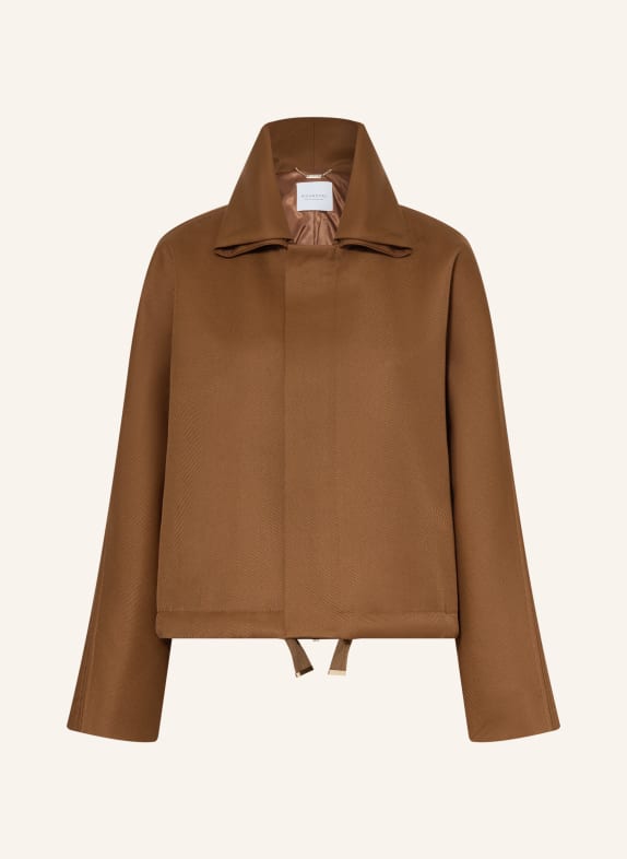 Rich & Royal Kurtka typu oversize BRĄZOWY
