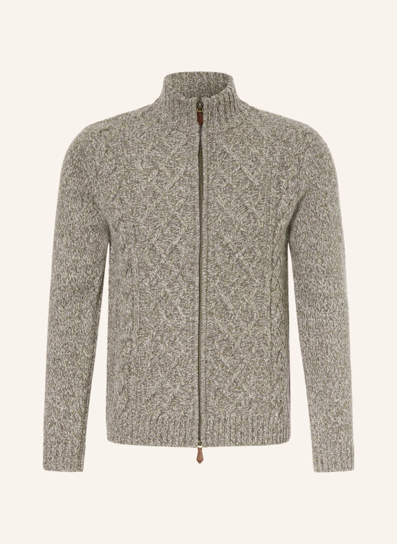 HABSBURG Gebreid vest LORENZO GRIJS