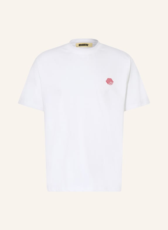 WOODBIRD T-shirt WBBAINE BLANC / ROUGE / BLEU FONCÉ