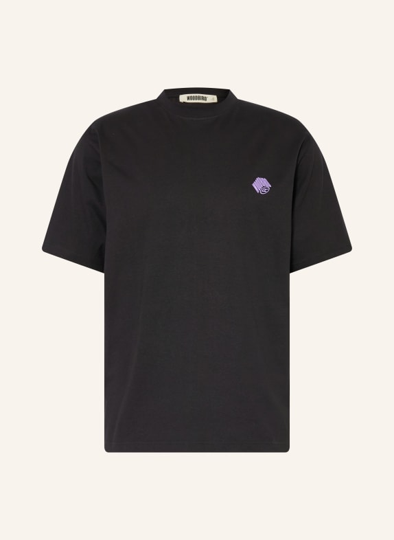 WOODBIRD T-shirt WBBAINE NOIR / LILAS / MENTHE