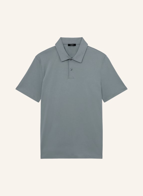 REISS Jersey Polo Shirt EARL BLUE GRAY