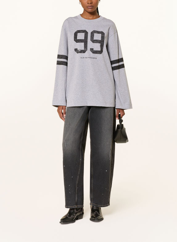 BAUM UND PFERDGARTEN JEEVANA Sweatshirt GRAY / BLACK
