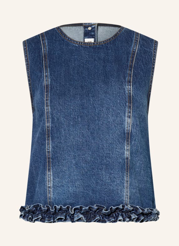 BAUM UND PFERDGARTEN Jeanstop MADIE met ruches DONKERBLAUW