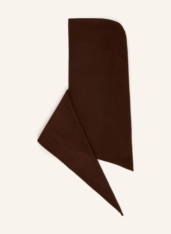 BAUM UND PFERDGARTEN LIVY Scarf with Hood DARK BROWN