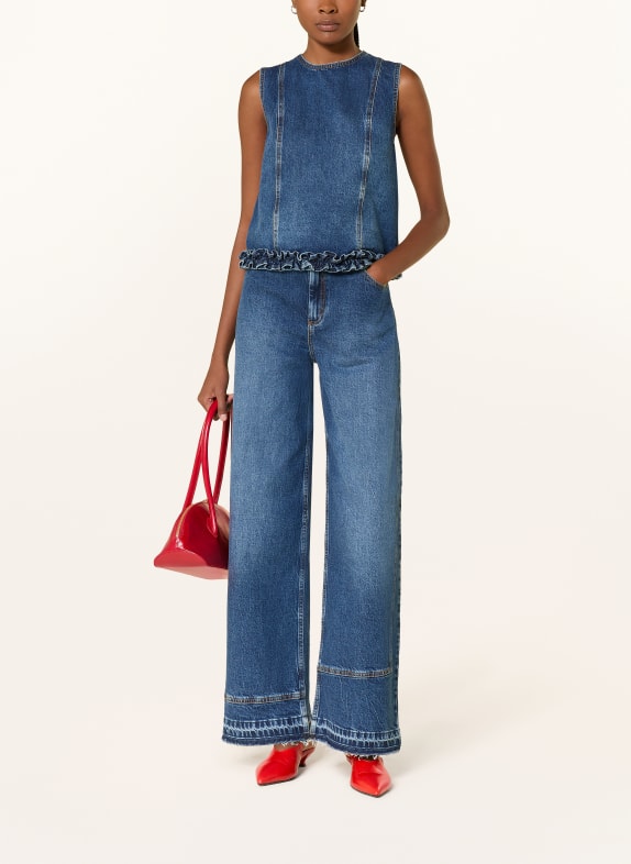 BAUM UND PFERDGARTEN Wide Leg Jeans NIEMA C7864 Dark Blue Denim
