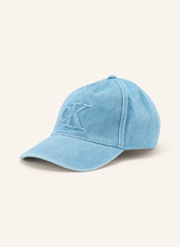 Calvin Klein Džínová čepice MODRÁ
