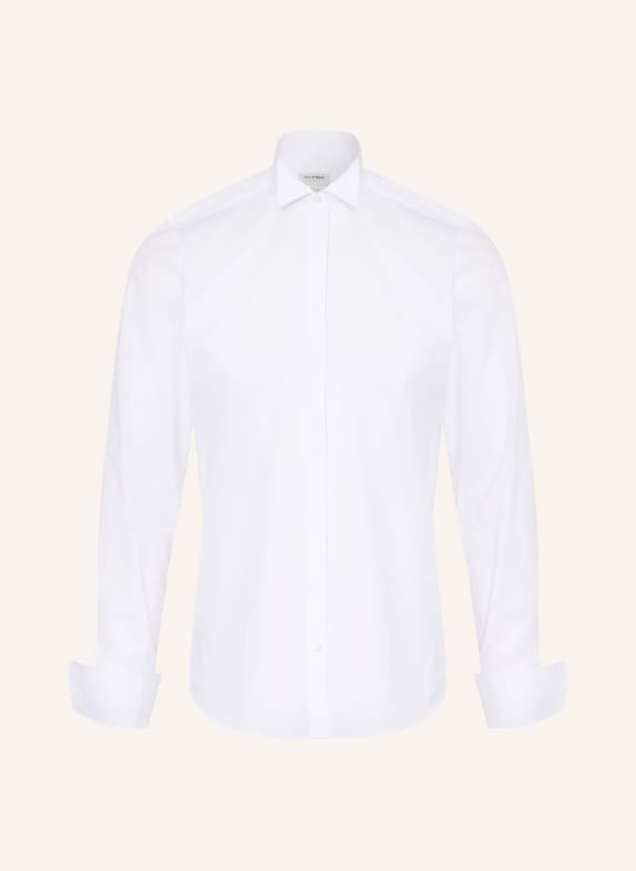 OLYMP Smoking-Hemd Level Five body fit mit Umschlagmanschette WEISS