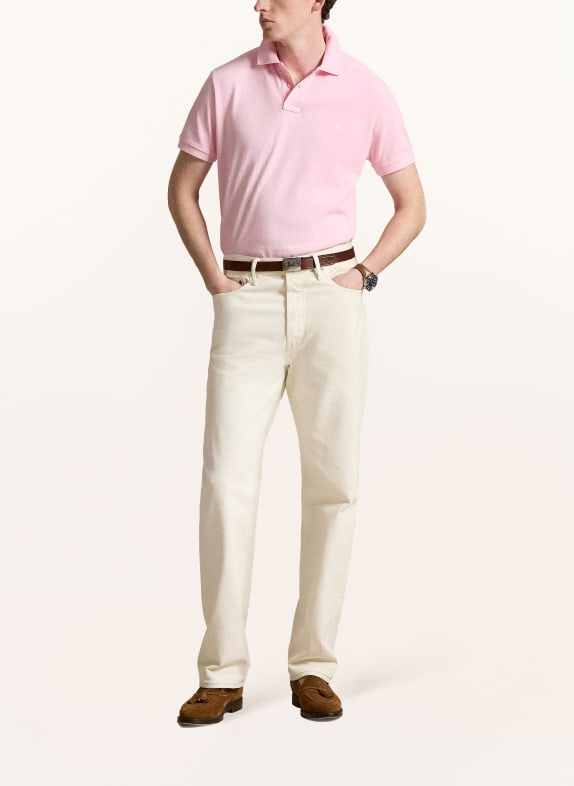 POLO RALPH LAUREN Piqué polo shirt slim fit PINK