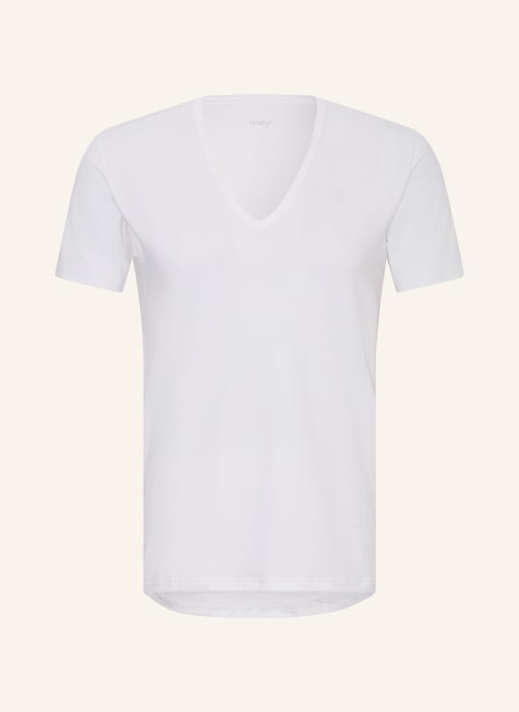 mey V-Shirt Serie DRY COTTON FUNCTIONAL WEISS