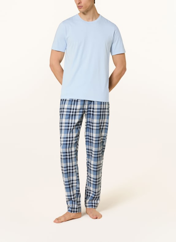 HANRO Slaapshirt LIVING LICHTBLAUW