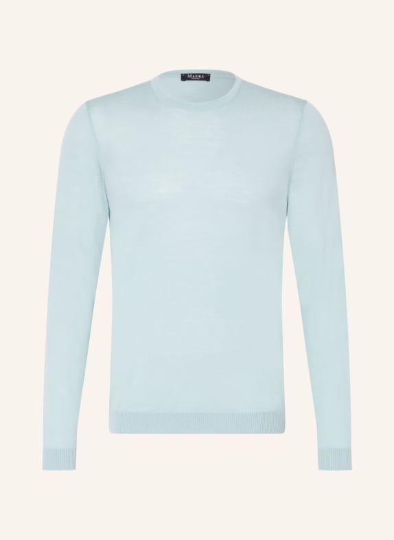 MAERZ MUENCHEN Trui van merinowol TURQUOISE