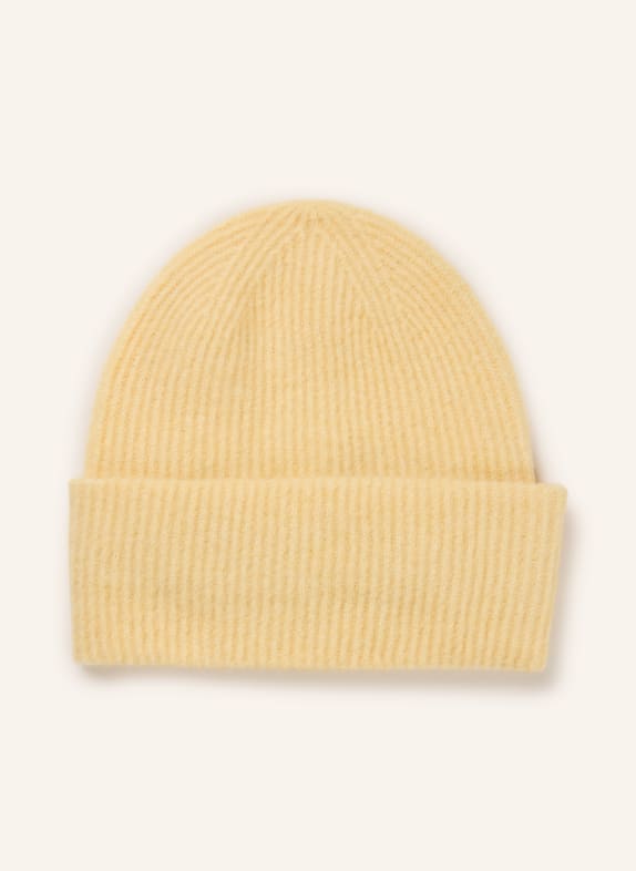 SAMSØE  SAMSØE Beanie NOR with alpaca YELLOW