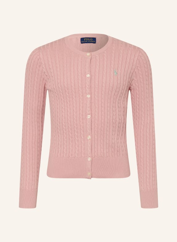 POLO RALPH LAUREN Pletený kabátek RŮŽOVÁ