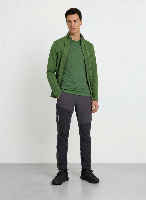 VAUDE ESSENTIAL-shirt met lange mouwen GROEN