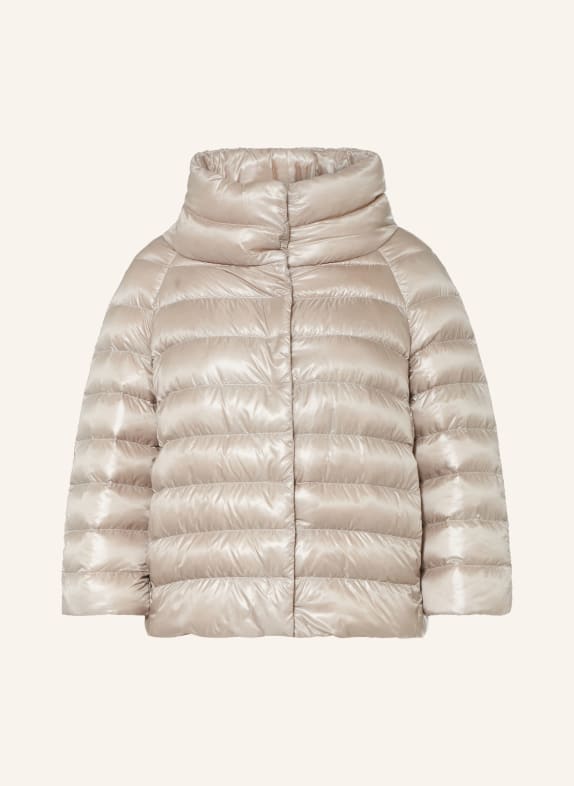 HERNO Down jacket SOFIA with 3/4 sleeves ECRU