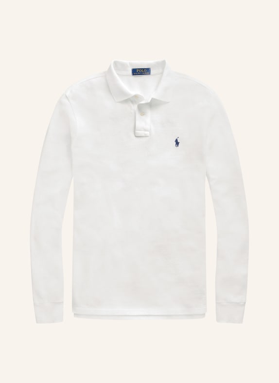 POLO RALPH LAUREN Piqué polo shirt, custom slim fit WHITE