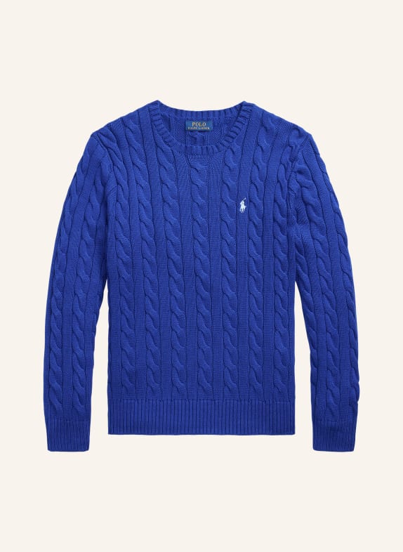 POLO RALPH LAUREN Sweter NIEBIESKI