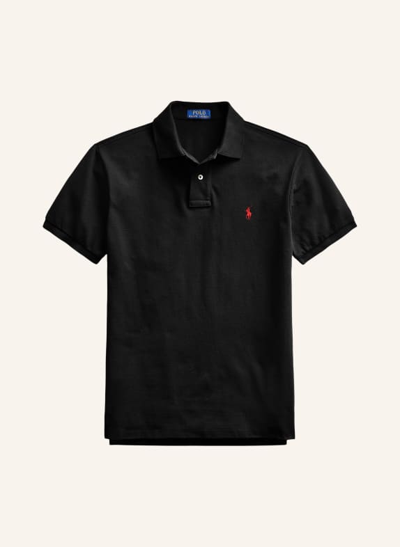 POLO RALPH LAUREN Piqué-Poloshirt Slim Fit SCHWARZ