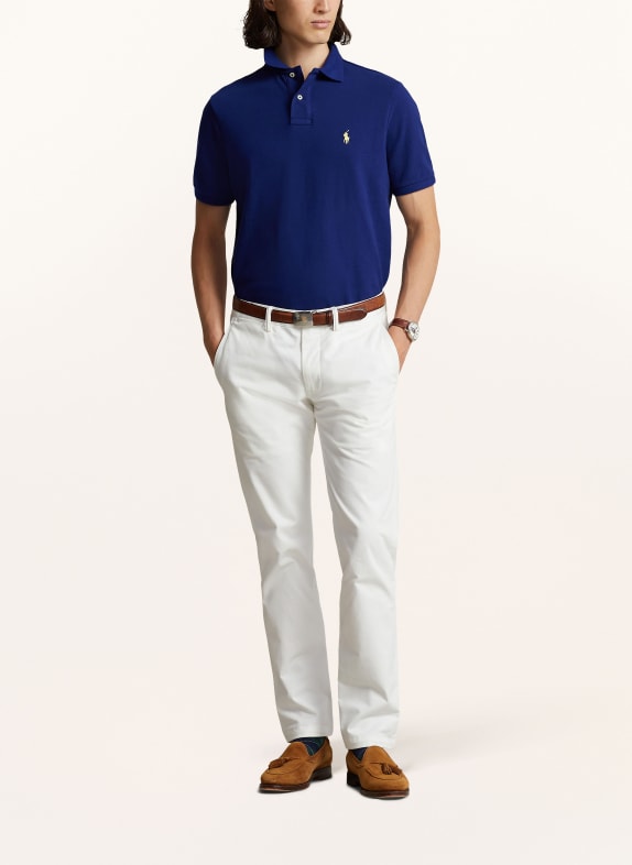 POLO RALPH LAUREN Koszulka polo z piki slim fit GRANATOWY