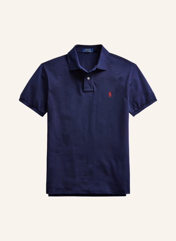 POLO RALPH LAUREN Piqué polo shirt slim fit DARK BLUE
