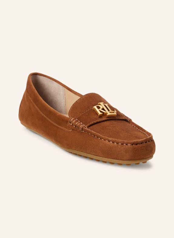 LAUREN RALPH LAUREN Mokassins COGNAC