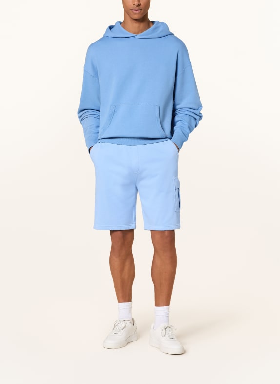 Juvia Sweatshorts LYSEBLÅ