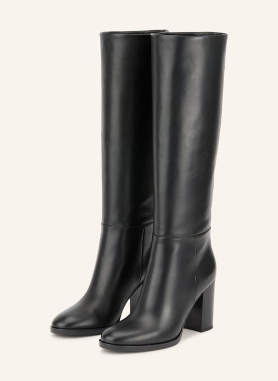 Gianvito Rossi Stiefel SANTIAGO SCHWARZ