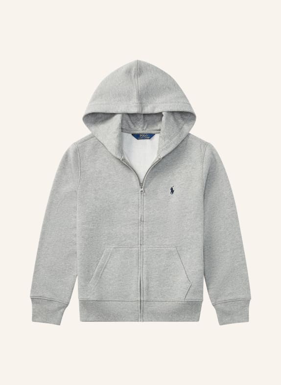 POLO RALPH LAUREN veste de survêtement GRIS
