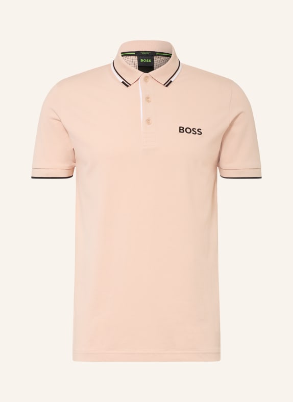 BOSS Functional polo short PADDY PRO ROSE / WHITE / BLACK