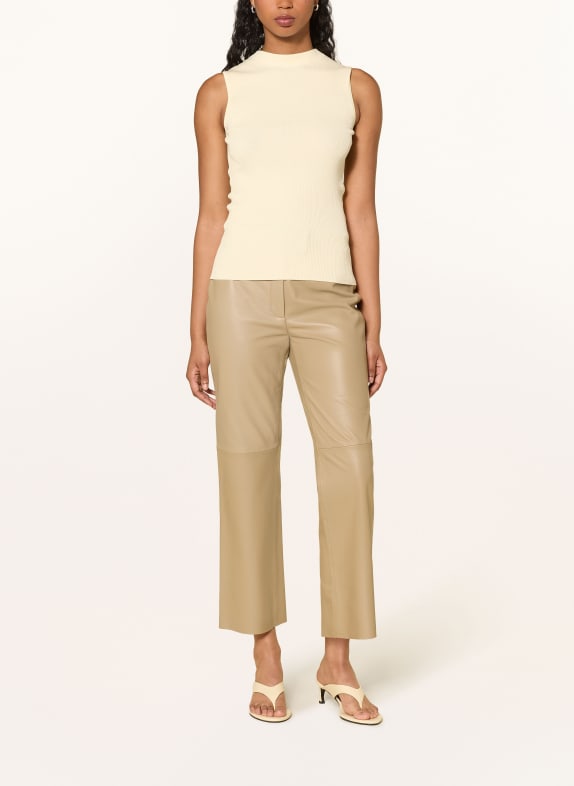BOSS Gebreide top FESKIES BEIGE