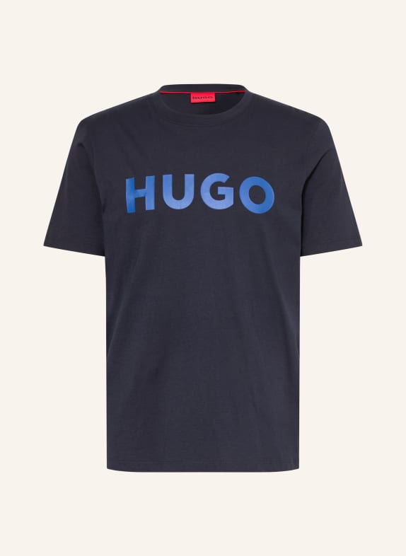 HUGO T-shirt DULIVIO DONKERBLAUW / BLAUW