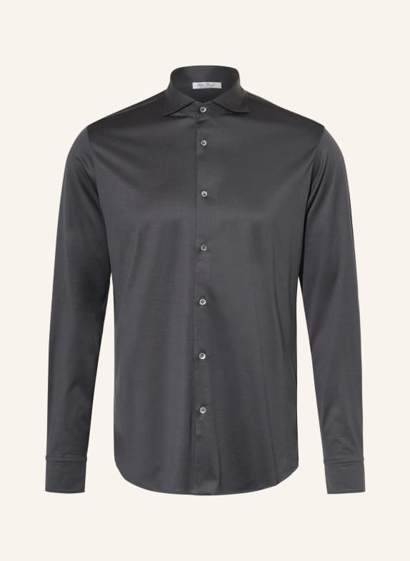 Stefan Brandt Jerseyhemd OTIS Slim Fit DUNKELGRAU