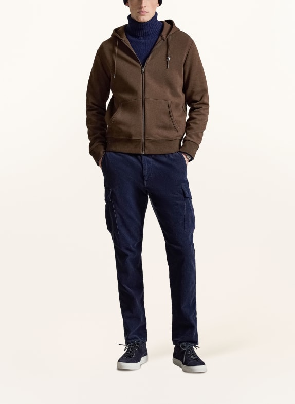 POLO RALPH LAUREN veste de survêtement MARRON