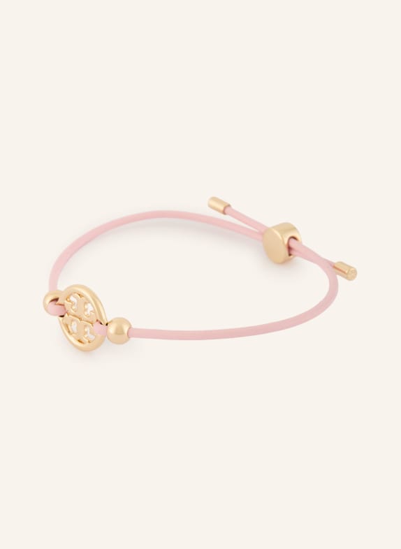 TORY BURCH Náramek MILLER ZLATÁ / SVĚTLE RŮŽOVÁ