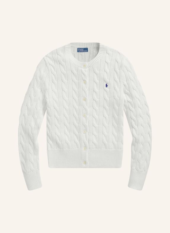 POLO RALPH LAUREN Strickjacke WEISS