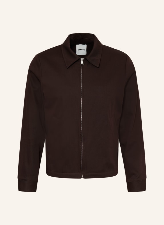 SANDRO Blouson DUNKELBRAUN