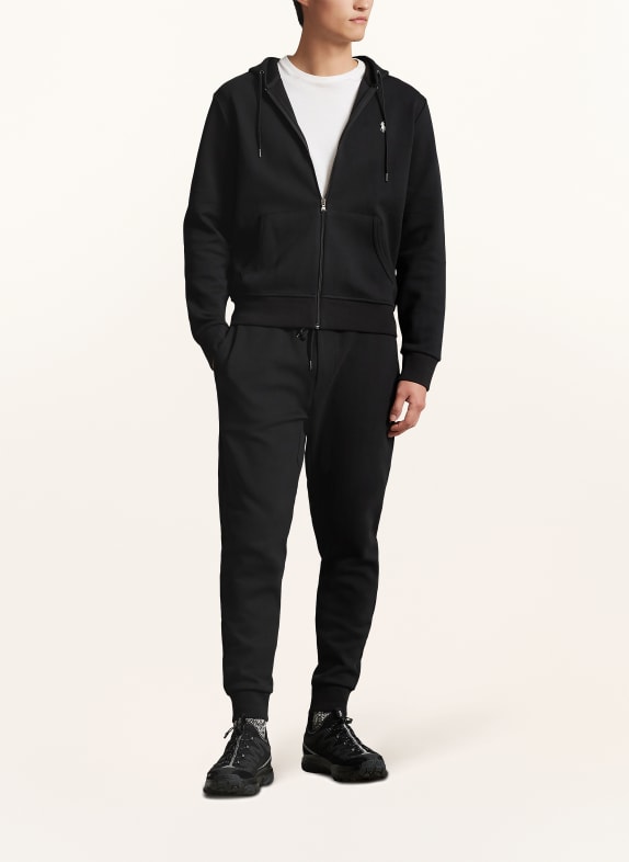 POLO RALPH LAUREN Tepláky ČERNÁ