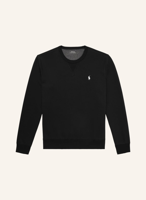 POLO RALPH LAUREN sweat-shirt NOIR / BLANC