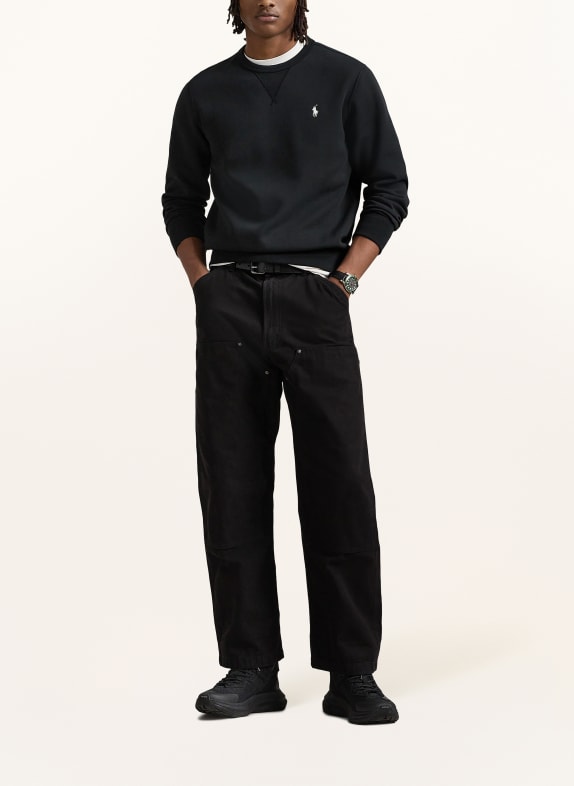 POLO RALPH LAUREN Mikina ČERNÁ / BÍLÁ