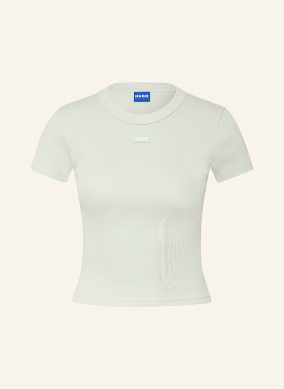 HUGO Cropped-Shirt MINT