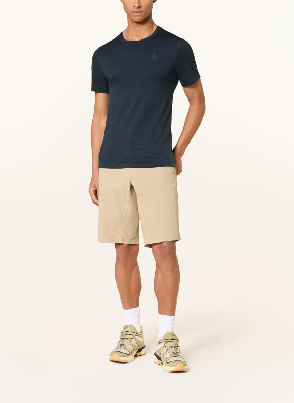odlo Functioneel shirt NATURAL MERINO 160 van merinowol DONKERBLAUW