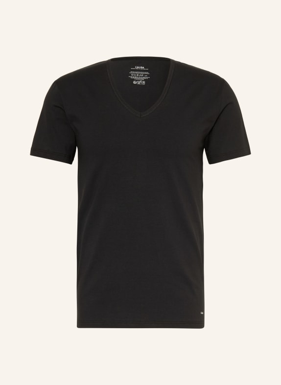 CALIDA Schlafshirt COTTON CODE SCHWARZ