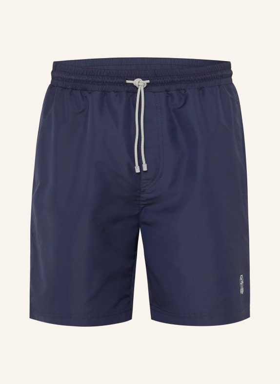 BRUNELLO CUCINELLI zwemshort DONKERBLAUW