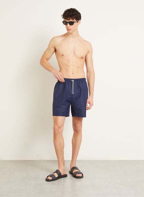 BRUNELLO CUCINELLI zwemshort DONKERBLAUW