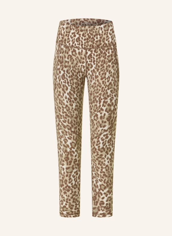 Sweaty Betty Legginsy POWER BEŻOWY / BRĄZOWY / KREMOWY